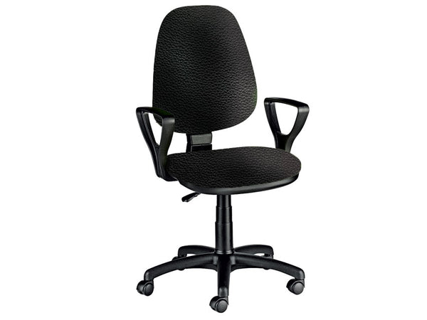 SEDIA CUNEO CON BRACCIOLI similpelle