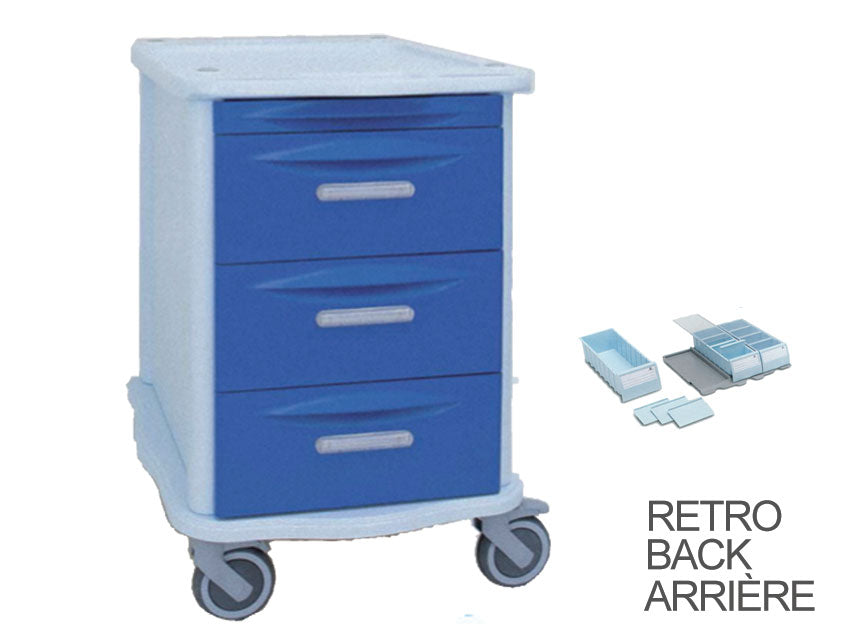 Carrello Double Face Farmacia 3+22 Cassetti _a