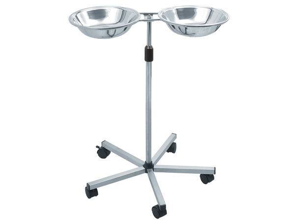 Carrello Portacatino Doppio Acciaio Inox