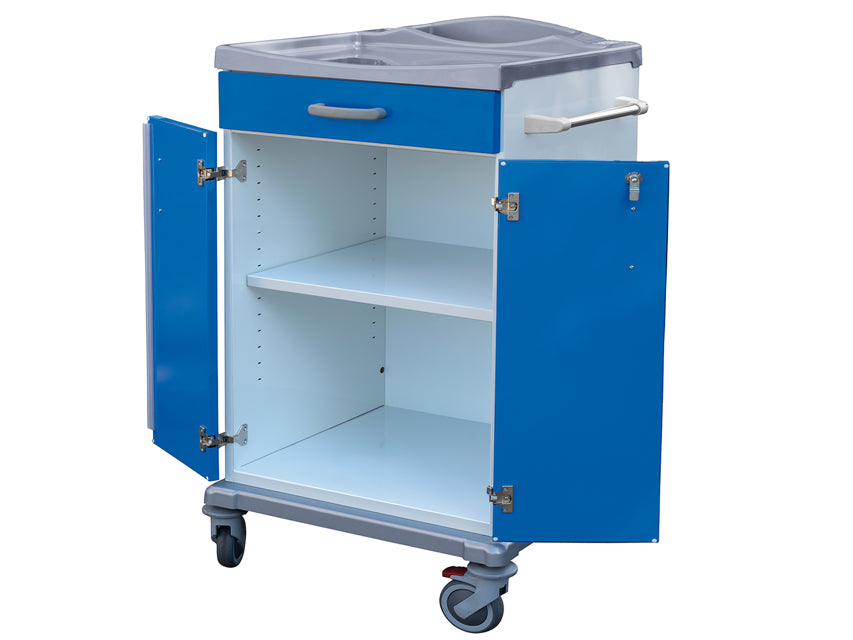 Carrello Biancheria Pulita 2 Ante+Cassetto Medio _a