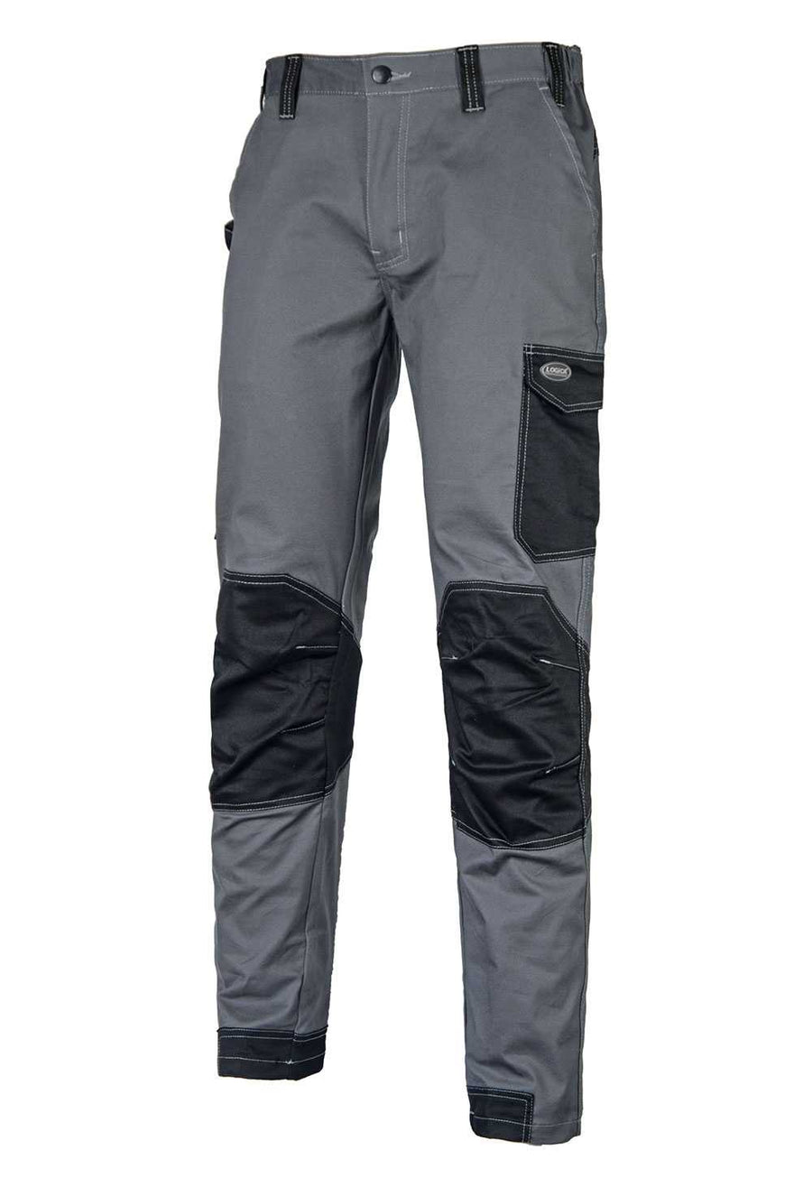 Pantalone invernale Logica FANTOM stretch 320 g colore Grigio/Nero — foto ufficiale Logica Professional