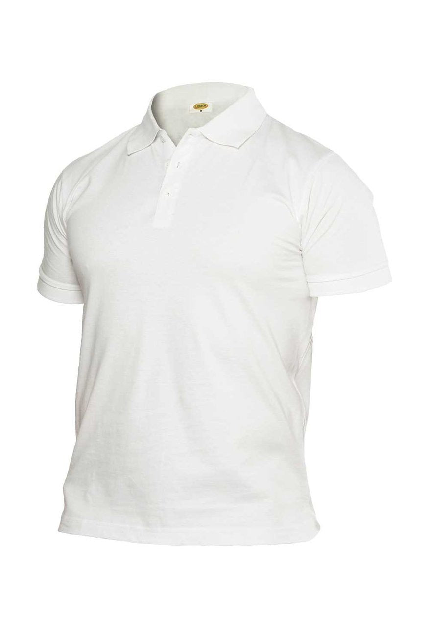 Polo da lavoro Logica WELTA jersey 165 gr - Bianco