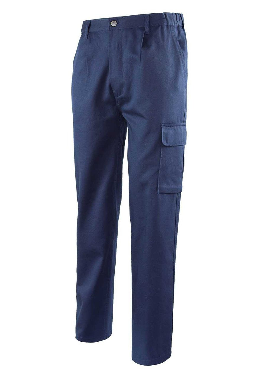 Pantalone da lavoro Logica 9030 100% cotone 4 tasche - Blu