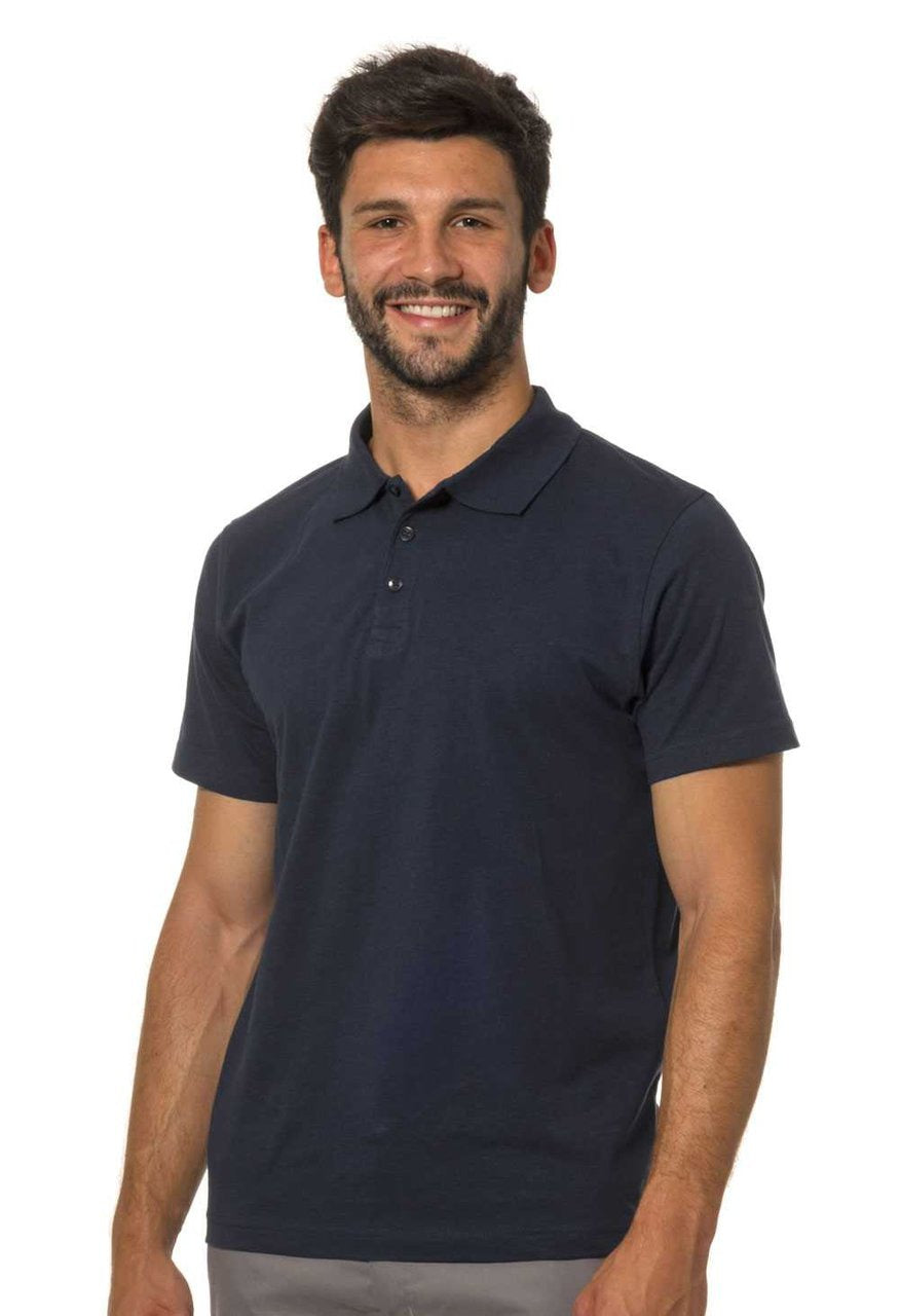 Polo da lavoro Logica WELTA jersey 165 gr - Blu