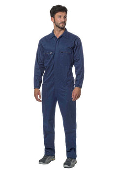 Tuta da lavoro Logica 9070 intera con cerniera 100% cotone 250 gr