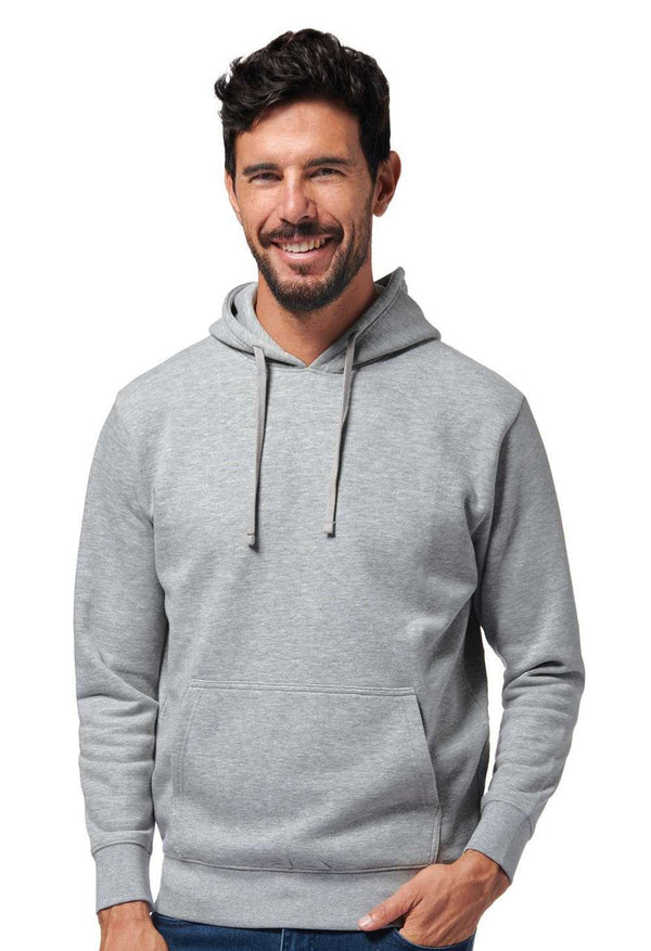 Felpa da lavoro Logica SANMARCO con cappuccio e marsupio 280 gr - Grigio