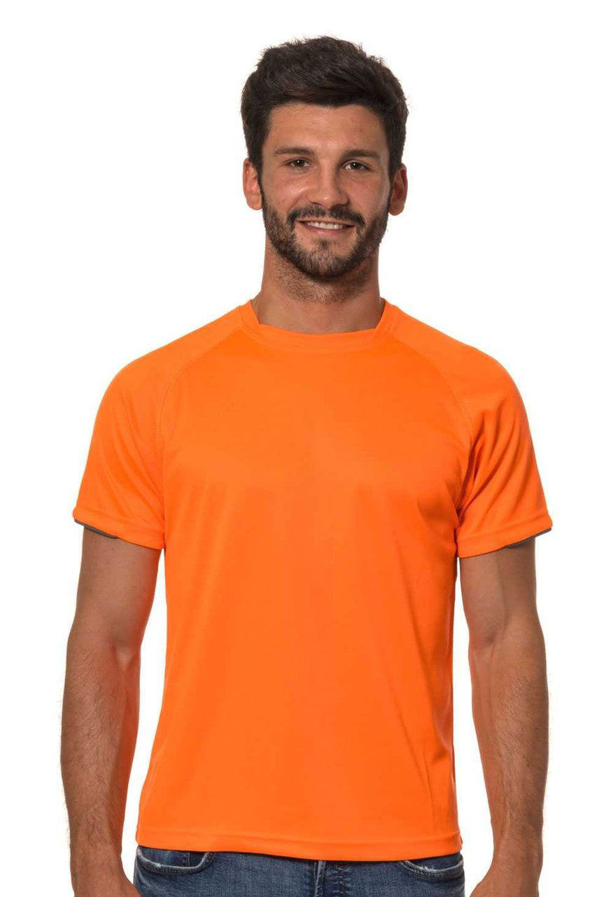 T-shirt da lavoro Logica QUICKDRY tecnica cool-dry 120 gr - Arancio fluo