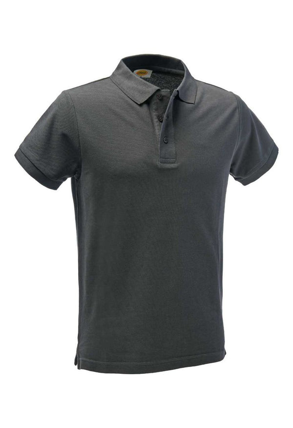 Polo da lavoro Logica SOLARIS piquet top 220 gr - Grigio scuro