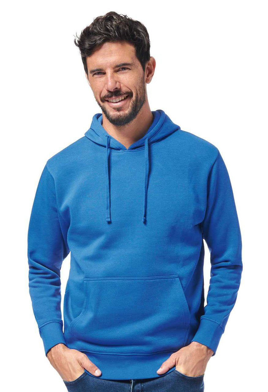 Felpa da lavoro Logica SANMARCO con cappuccio e marsupio 280 gr - Royal