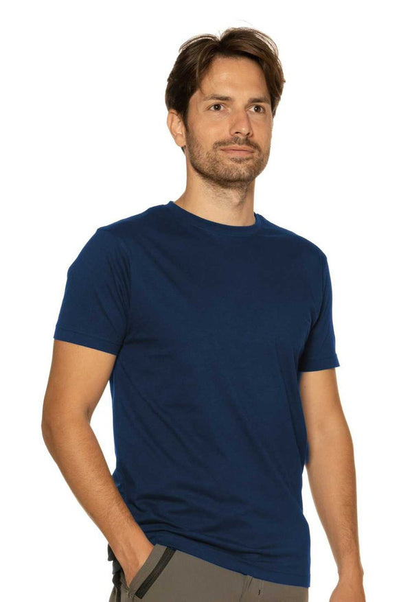 T-shirt da lavoro Logica SAMOA cotone top 160 gr - Blu