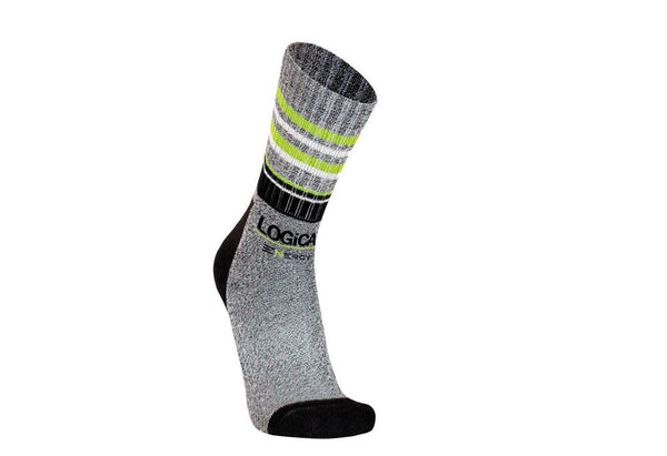 Calzino lungo LIME taglia unica Grigio-nero — foto ufficiale Logica Professional