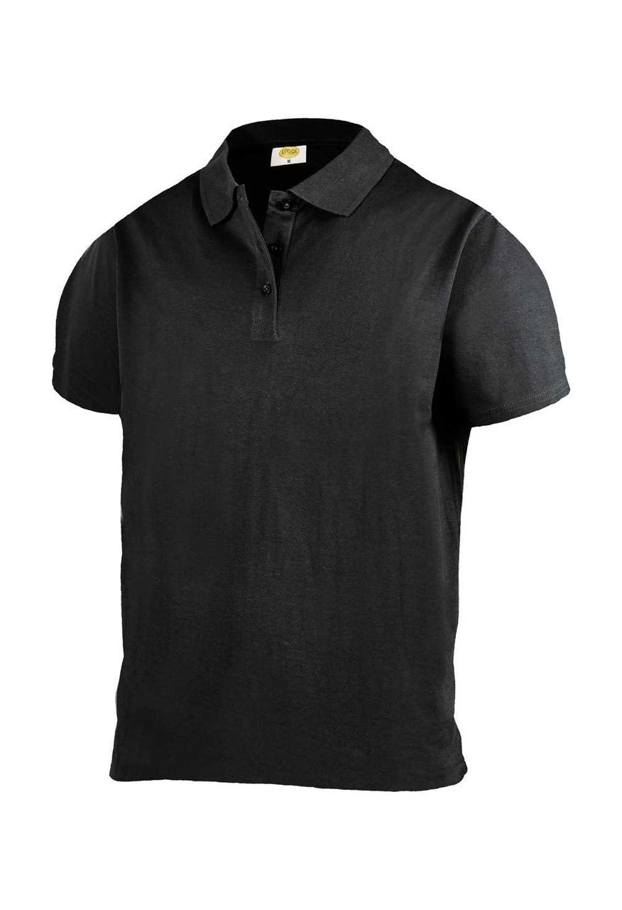 Polo da lavoro Logica WELTA jersey 165 gr - Nero