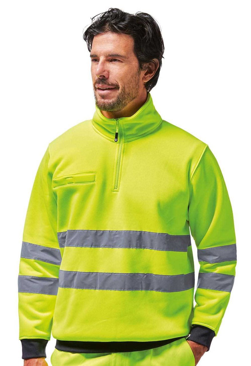 Felpa alta visibilita Logica STUARTHV - Giallo