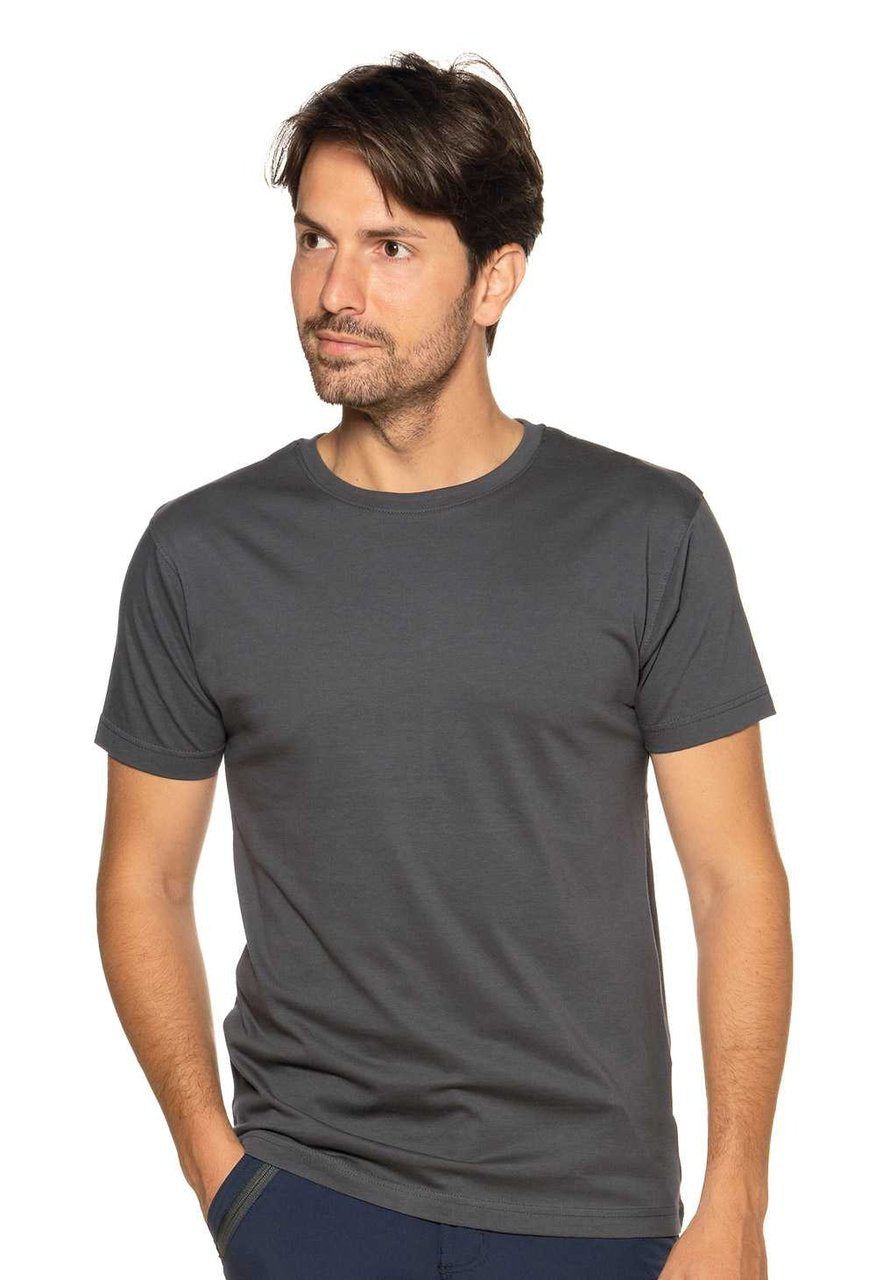 T-shirt da lavoro Logica SAMOA cotone top 160 gr - Grigio scuro