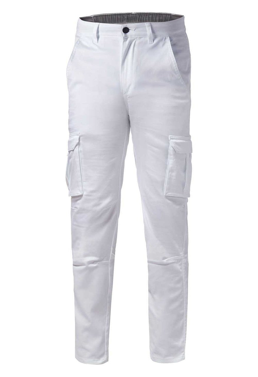 Pantalone da lavoro Logica CAMPUS stretch 6 tasche 240 gr - Bianco