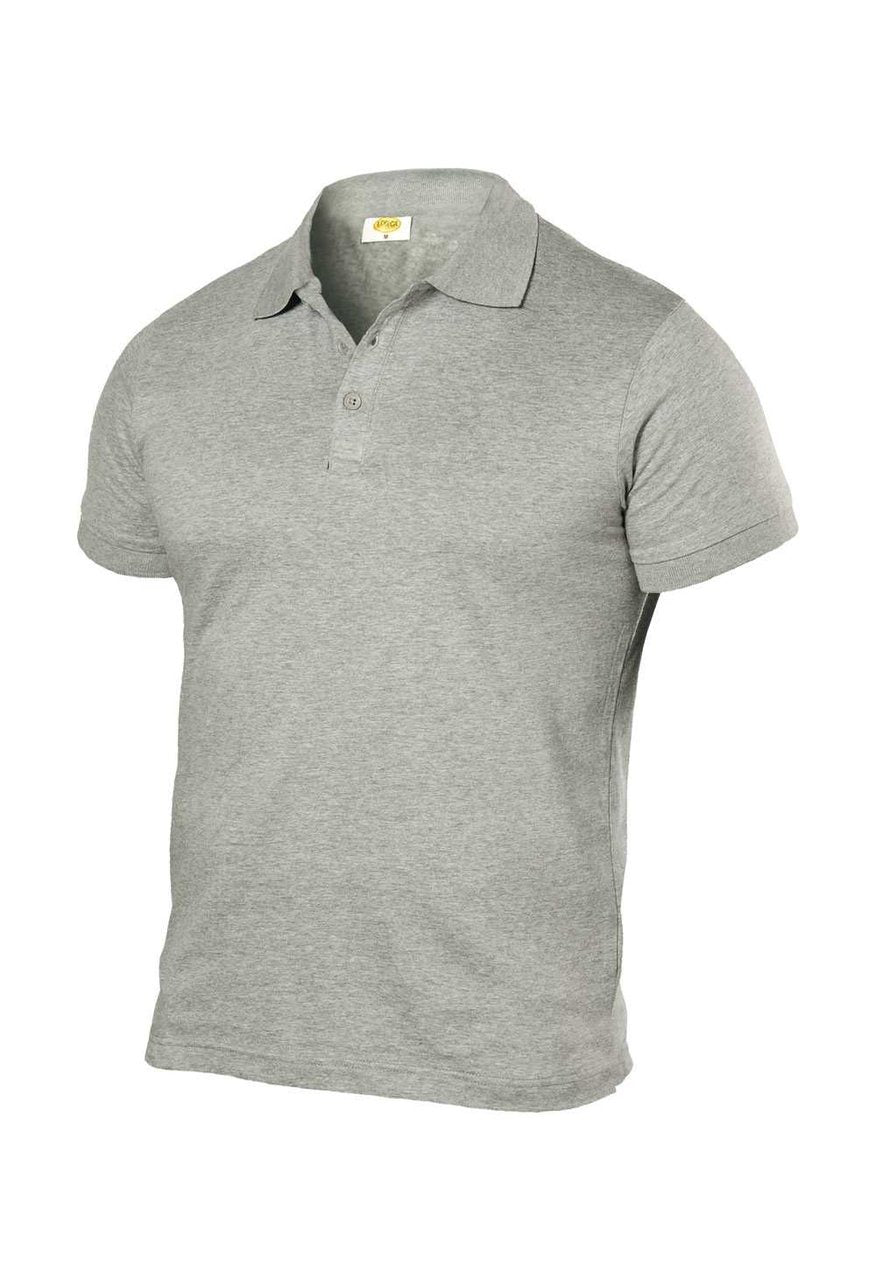 Polo da lavoro Logica WELTA jersey 165 gr - Grigio melange