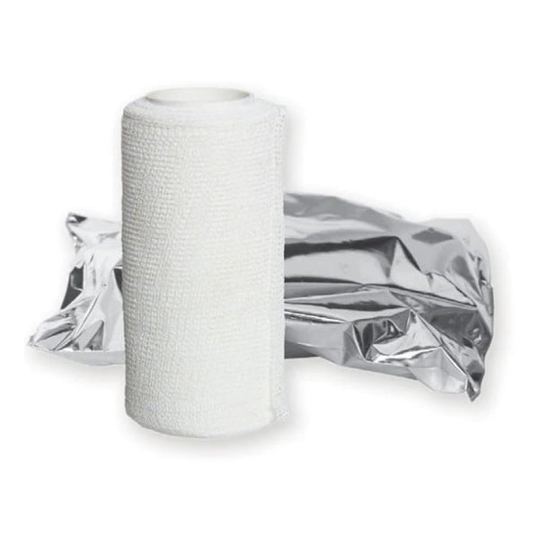 Zincgel benda elastica all'ossido di zinco 10cm x 7m - fasciatura medica per ulcere, vene varicose, edemi