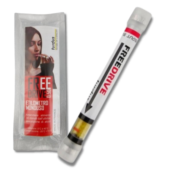 Etilometro monouso Freedrive 0,50 g/l - expo 50 test senza palloncino