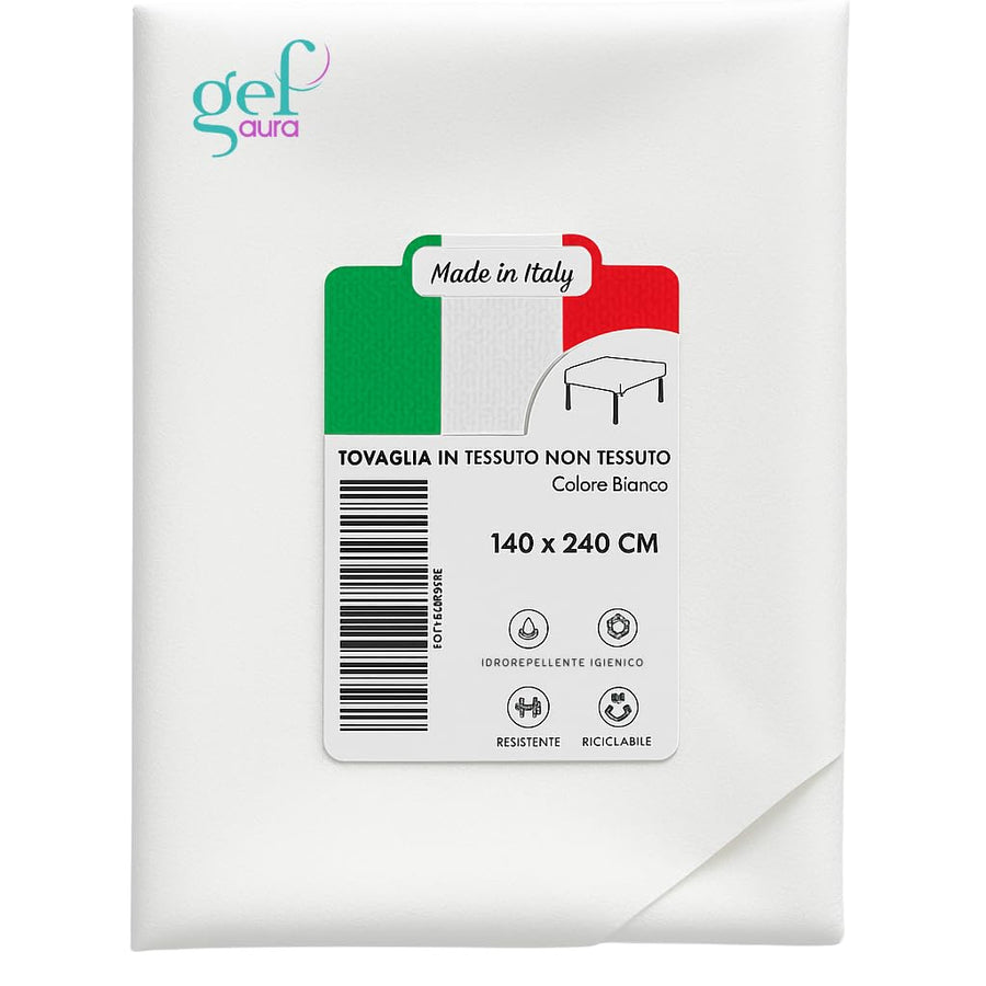 Tovaglia TNT 140x240 cm Monouso Professionale – Idrorepellente, Traspirante, Resistente – Certificata Oeko-Tex® – Made in Italy per Hotel e Ristoranti