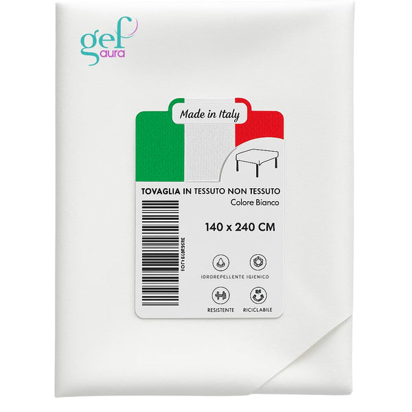 Tovaglia TNT 140x240 cm Monouso Professionale – Idrorepellente, Traspirante, Resistente – Certificata Oeko-Tex® – Made in Italy per Hotel e Ristoranti