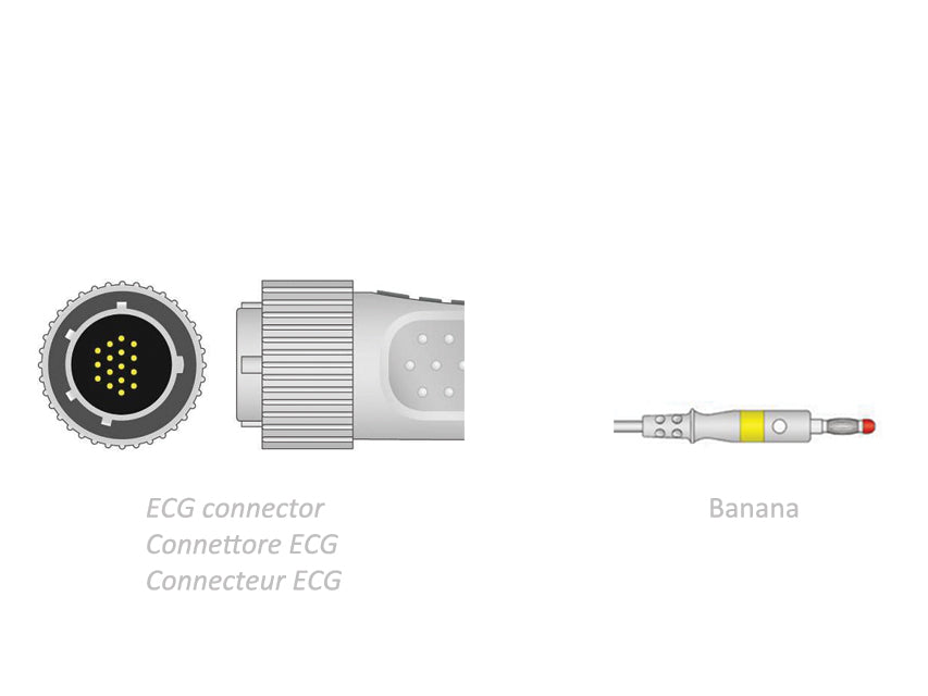 Cavo Paziente Ecg 2,2 M