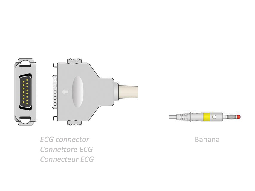 Cavo Paziente Ecg 2,2 M