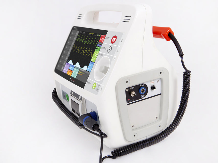 Defibrillatore Rescue Life 9 con monitoraggio SpO2 e Pacemaker - vista 2