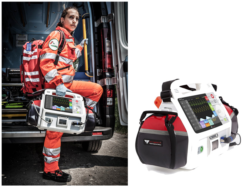 Defibrillatore Rescue Life 9 con monitoraggio SpO2 e Pacemaker - vista 3