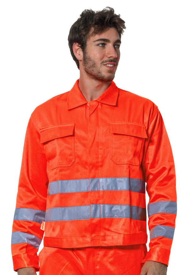 Giubbino HV fustagno 845PILHV colore Arancio — foto ufficiale Logica Professional