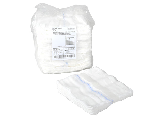 Garza Laparatomica 30x30 Cm - 4 Fili - Conf. 600 pz.