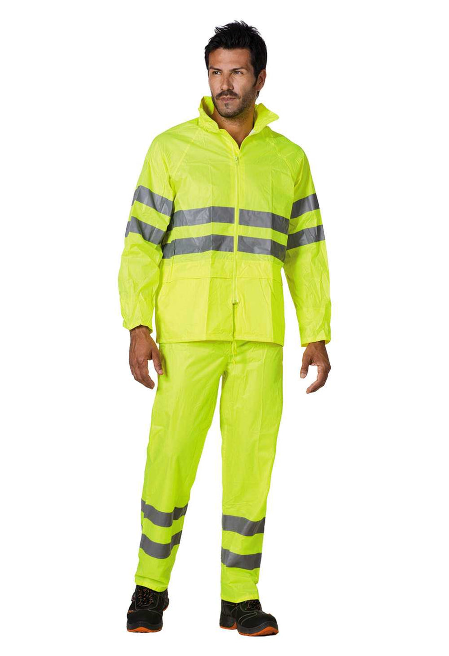 Completo antipioggia HV NORAINHV colore Giallo — foto ufficiale Logica Professional