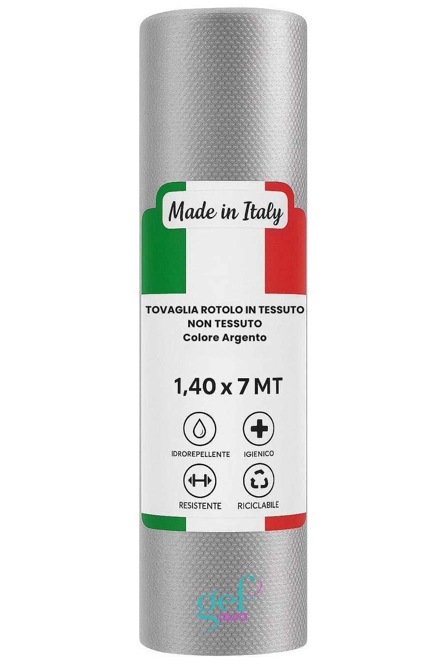Rotolo Tovaglia TNT 1,4x7 m Monouso Professionale – Idrorepellente, Traspirante, Resistente – Certificato Oeko-Tex® – Made in Italy per Hotel, Ristoranti e Catering