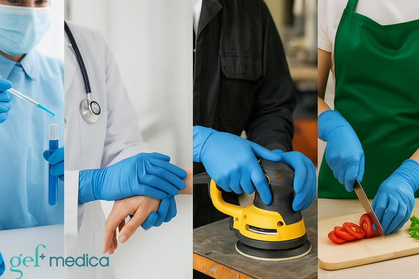 Guanti Nitrile ULTRASOFT Blu 3,0g - Pallet 960 Box - DPI III Cat. / DM Classe I - Trasporto Incluso