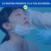 gef + medica - 5 Tamponi Rapidi Nasali - Tampone per Nuove Varianti 2024 - Sensibilità 100% a carica virale alta, Certificati per Uso Domestico