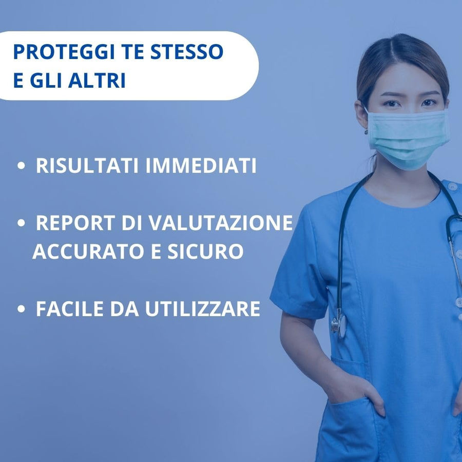 Test rapido streptococco A professionale All Test - Cartone 500 test (25 scatole da 20)