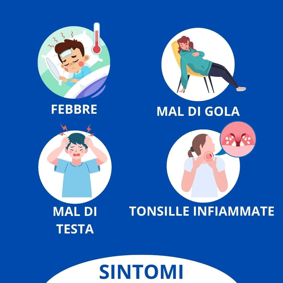 Test rapido streptococco A professionale All Test - Cartone 500 test (25 scatole da 20)