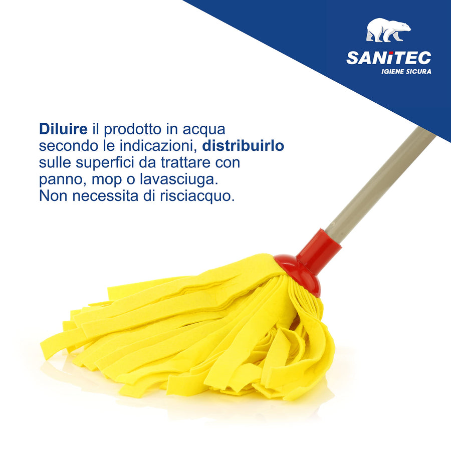 Igienic Floor 1436 SANITEC - Detergente Universale Sgrassante Concentrato Igienizzante - Tanica da 5L
