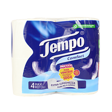 Tempo Igienica 4 Rotoli 700gr – Cartone 12 pz