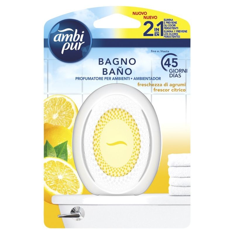 Ambi Pur Deodorante Bagno Limone – Cartone 8 pz