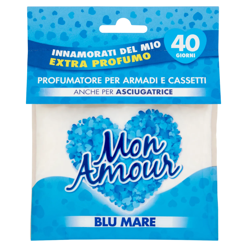 Felce Azzurra Mon Amour Profumo Armadi & Cassetti — Profumatore per Tessuti · Cartone da 12 confezioni