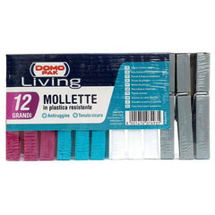 Domopak Casa Mollette pz 12 Large – Cartone 24 pz