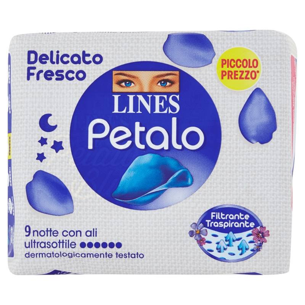 Lines Petalo Blu Pz 9