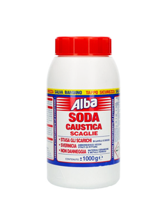 Alba Soda Caustica a Scaglia 1kg – Cartone 12 pz