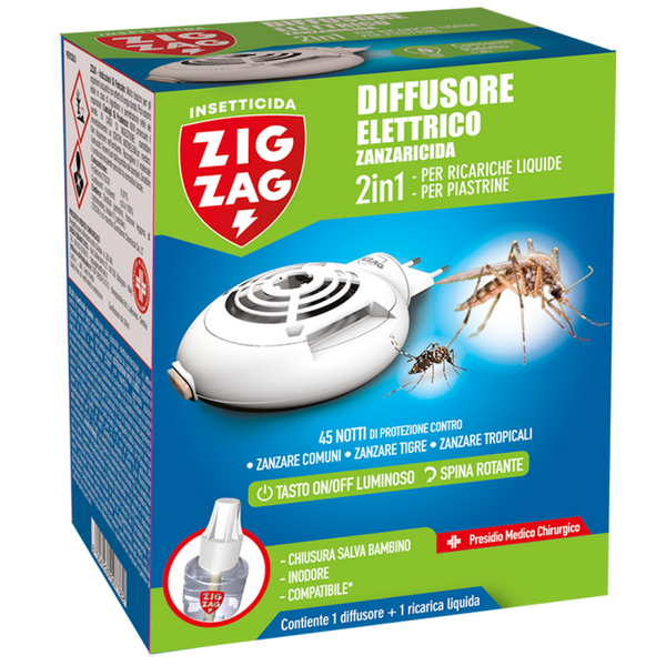 Zig-Zag Diffusore Elettr Base+1Ric