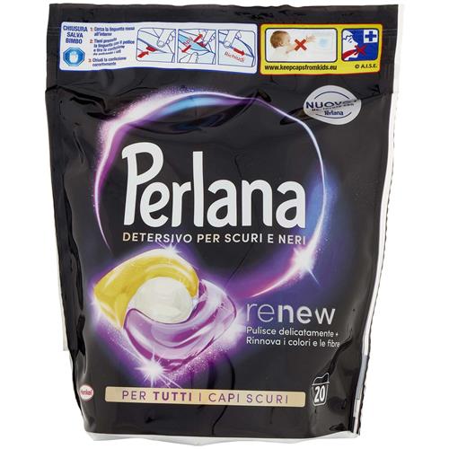Perlana Caps pz 20 Nero – Cartone 6 pz