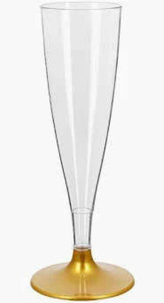 Tavola Party Flute+base pz 6 Oro – Cartone 24 pz
