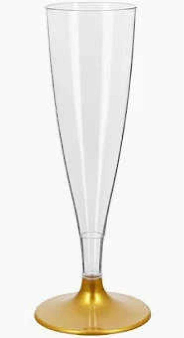 Tavola Party Bicchieri Flute+Base Pz 6 Oro