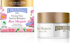 I Provenzali Crema Viso Rosa Masqueta-bio 50ml – Cartone 6 pz