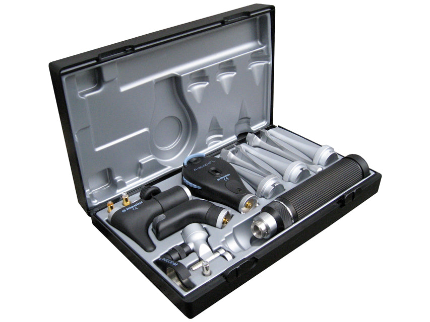 SET OTO-OFTALMO VETERINARIO RIESTER DELUXE HL 2,5V manico AA