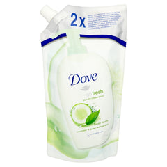 Dove Sapone Liquido Pouch 500ml — Ricarica Mani · Cartone da 10 confezioni
